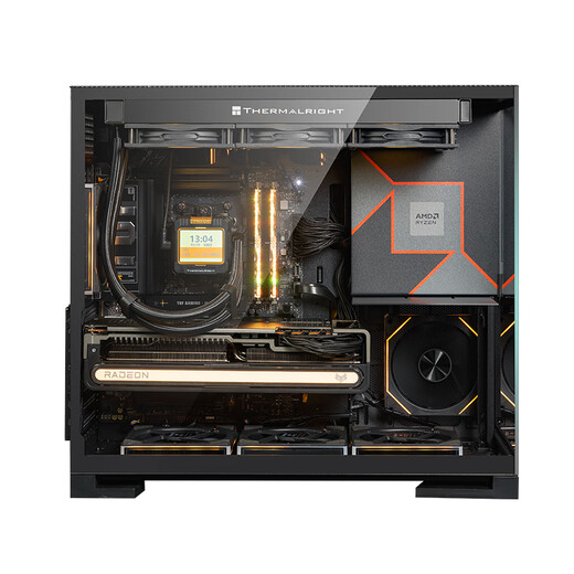 
AMD Ryzen R9 9900X3D/RX9070XT RTX5080 graphics card host AI game rendering modeling editing post-desktop assembly computer host DIY assembly machine Ryzen 9 9900X3D+RTX5080 configuration six host kit