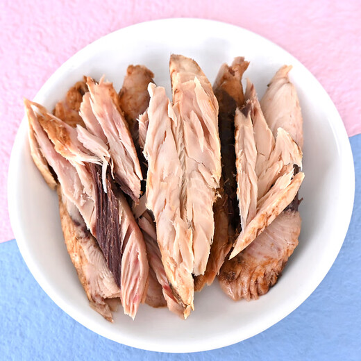 Duoduoduomeng pet snacks steamed tuna cat food fish meat bonito fish sticks mixed with rice cat and dog food 15g original flavor & 10 bags