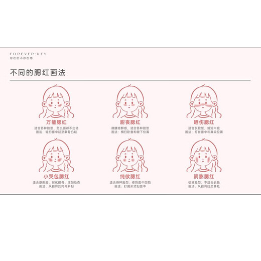 FOREVER KEY Blush Mud Cream Yunrou Tipsy Girl Nude Makeup Brightening Gift for Girlfriend 17# Gray Rose