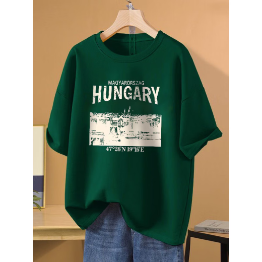 Mit reiner Yishion Koreaner Version von Fat MM ApricoT Pure Cotton Kurzärmelte T-Shirt für Frauen 2025 Neue Sommer großer schlanker Schulter halbärmelig.