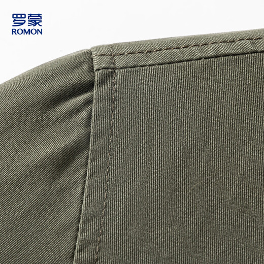 
Romon Spring and Autumn Fashion Baseball Collar Top Men's Comfortable and Versatile Cotton Men's Leisure Jacket LM1G363X9221