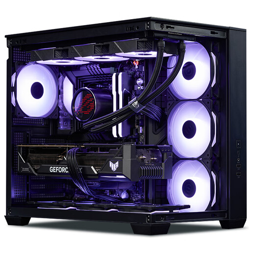 ASUS ROG family bucket AMD 9800X3D 7800X3D ASUS RTX5070 5070TI 5080 desktop computer game console live design AI host DIY complete machine with three R7 7800X3D + ASUS RTX5060Ti