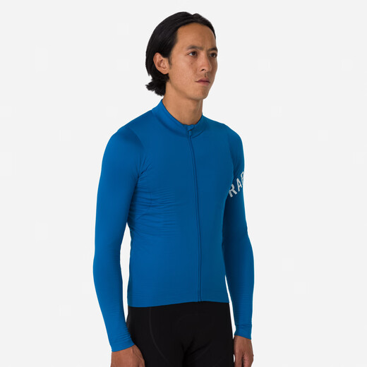 Rapha new autumn and winter colors Pro Team men's competition winter warm long-sleeved road cycling jersey official sapphire blue S