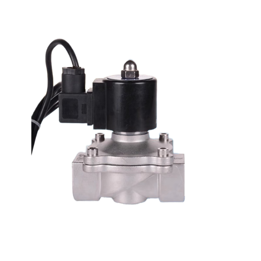 304 stainless steel thread solenoid valve switch valve inner wire normally closed 2w water valve gas valve 220v24v water, oil and gas universal DN8 AC220V 2W