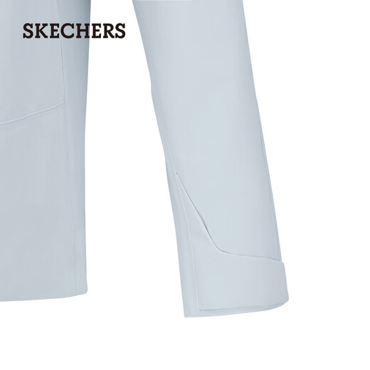 Skechers Men's Jacket Outdoor Sports Comfortable Waterproof Breathable Loose Windproof Warm Jacket Hiking Wear P125M002 Pearl Blue/01MZ S