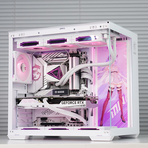微星AMD新品B850主板50系显卡海景房台式机R9 9900X/R7 9800X3D/9700X电脑主机游戏DIY组装机台式电脑 16GB 配置一