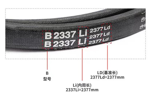 Liqi Sanlix Triangle Belt C-Type D-Type 4877490049024928495049534978 LI C4877