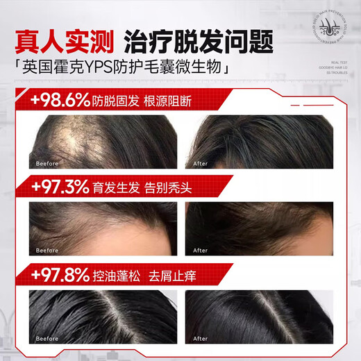 FUNCGGI生姜防脱育发洗发水男女士控油蓬松去屑密固发增头发洗发露 1瓶 500ml【持证防脱固发】