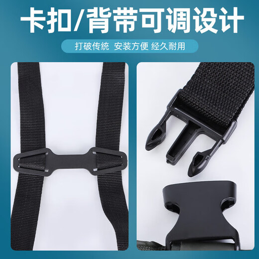 JMISI waders, half-length rain pants, wading pants, fishing suit, full-body waterproof rain pants, one-piece suspenders, thickened leather fork wading suit, size 40, military green 90 silk, upgraded and thickened