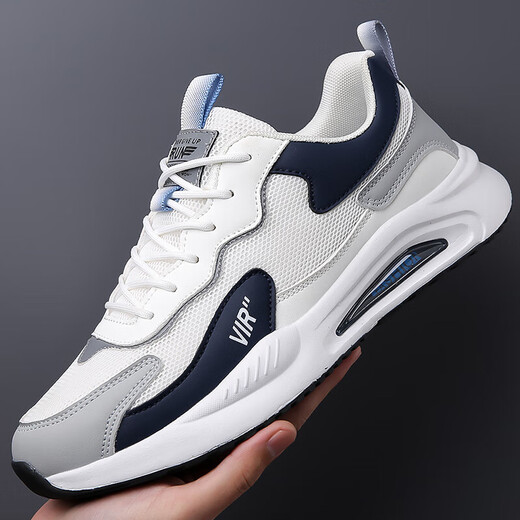 CHXH-Verbesserung von Schuhen für Männer im Frühling und Sommer neue atmungsaktive Sportschuhe für Männer vielseitige lässige Schuhe für Männer unsichtbare Höhenschuhe für Männer 9908 Weiß [Mesh] -Stankhöhe 8cm 40 (Sportgröße)