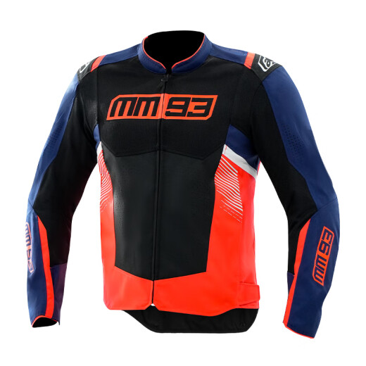 Alpinestars T-SPS V2 Un traje de montar en motocicleta de primavera estrella y verano malla Mesh transpirable Anti-caza Knight Motorcycle Traje de equitación Negro Black Bright Red and White 1342 (93 CO) M. M.
