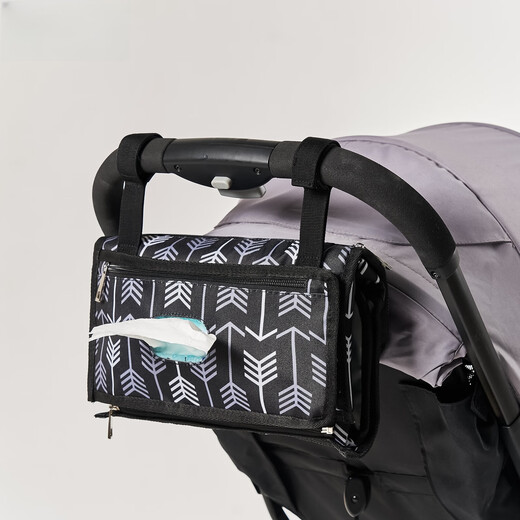 Tongxin portátil para almohadilla de pañal de pañales mesa impermeable de pañales con productos de pañales materno y bebé flechas blancas transfronterizas todo código