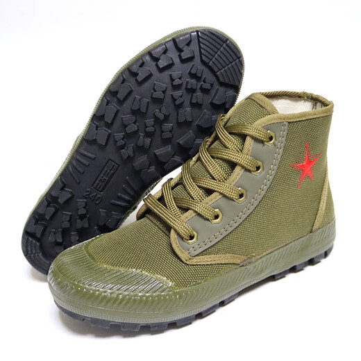Betty High-Top-Wasserdichte befreiende Schuhe Anti-Rutsch-Kee-Resistante militärische Trainingsschuhe 3531 High-Top Military Green (vorgeschlagen, eine geringe Größe zu nehmen) 35