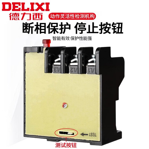Delixi Electric thermal overload protection relay JR36-2010-166.8-11AJR16B phase loss protection JR36-63 14- 22A