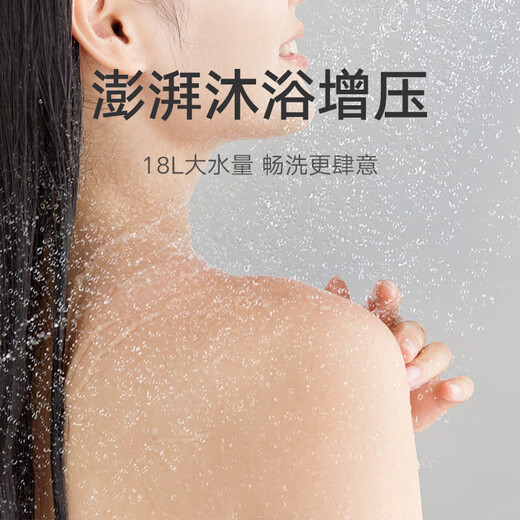 Mijia Xiaomi Zero Cold Water Gas Water Heater 18L S2 Home Natural Gas Water Heater Instant Heat, Silent Boost, Intelligent Temperature Control, Zero Cold Water for the Whole House 18L Zero Cold Water Gas Water Heater