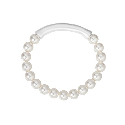 Senyong 2025 new niche unique simple pearl bamboo bracelet for women light luxury exquisite high-end bracelet bracelet bracelet bracelet + necklace set