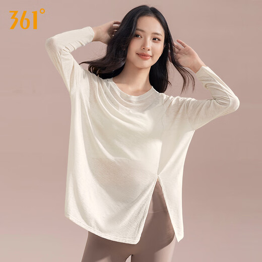 361 yoga suits for women's thin sports tops loose breathable long-sleeved shirt professional Pilates training fitness suits