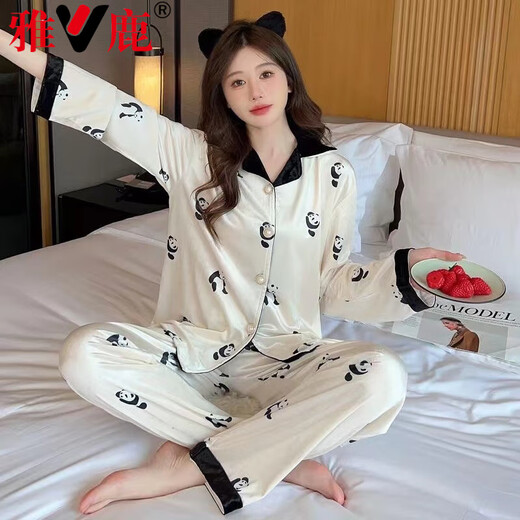 Les pyjamas en velours en or yalu pour les femmes à la printemps et à l'automne à manches longues cardigan cartoon des vêtements de maison capteurs de chats peuvent être usés à l'extérieur de l'INS 9902 Little Rabbit 2xl recommandé 135-150jin [Jin est égal à 0,5 kg]