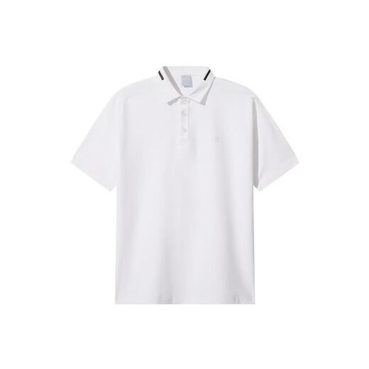 CABBEEN Moisture-wicking Polo Shirt Men's Sweat-Hide Beaded Business Summer Short-Sleeved Polo Shirt Men's Bleached Color 02 2XL /185/54