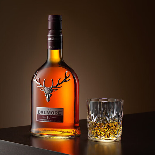 大摩（DALMORE）达摩12年苏格兰单一麦芽威士忌酒 英国高低区 原瓶进口洋酒 大摩12年1000ml 2瓶装有码