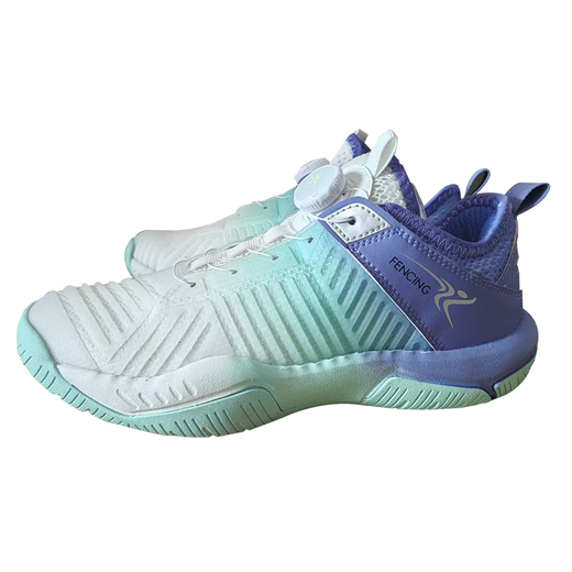 
Blue Tok fencing shoes with anti-slip wear-resistant and breathable children's fencing shoes for adult professional competition shoes. Newly upgraded fantasy purple shoe size is small 36 knob model