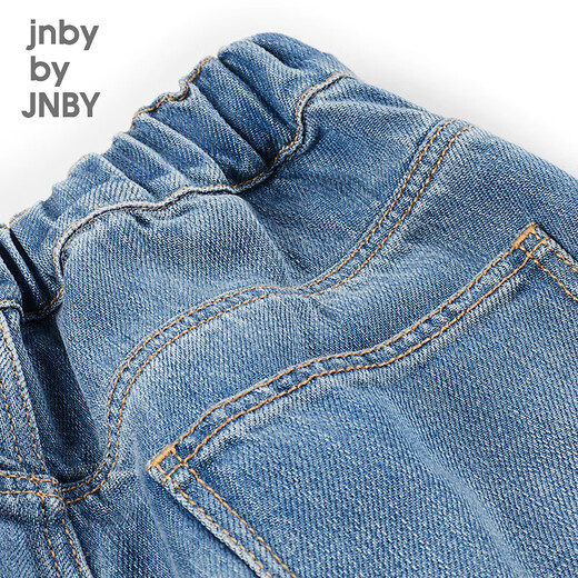 Jnby от Jnby jiangnan Buyi Детская одежда для ног джинсы модные повседневные и зимние мальчики и девочки дети 1o7e11730 993/Джинсовая глубокая локальная локация 140 см 140 см.