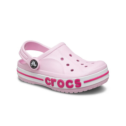 Crocs Bey Kaluban Chaussures pour enfants Chaussures de plage Chaussures de plage garçons et pantoufles de sac pour filles / 207018/207019 POUDRE DE BALLET / POUDGE DE CANDY-6TG 28 (165 mm)