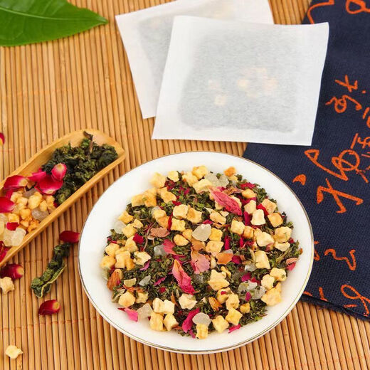 Pfirsich Oolong Tea Bag Blume und Obstbeutel Tee Kombination Gesundheit Obst Tee kleine Packung Kaltbriechte Teepaket Kombination kleiner Beutel Pfirsich Oolong Tee 6 Taschen-30 Taschen