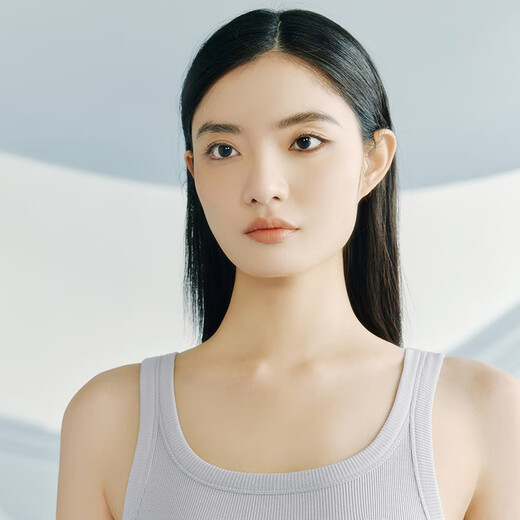 Three Guns 2-piece Women's Vest Pure Cotton Rib Breathable Slim Cotton No Side Seams Inner Can Be Weared Outside Sling Bottoming Shirt Light Beige + Leather Pink XL