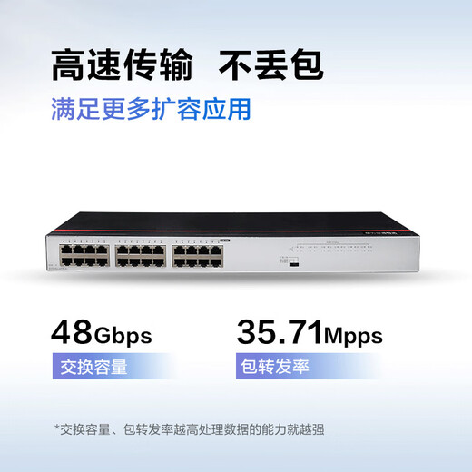 Huawei Datacom Smart Selection S1730S-L24TR-A1 includes service switch 24-port Gigabit compatible with 100M network plug-and-play rack-type iron shell to replace S1700-24GR