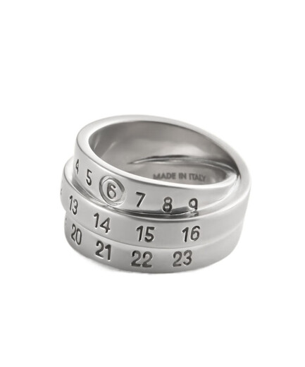 MM6 MAISON MARGIELA 25SS TRIPLE DIGITAL MOTEMENT RING MEN COULEUR SM6UQ0073P6627 7 NOUVEAU