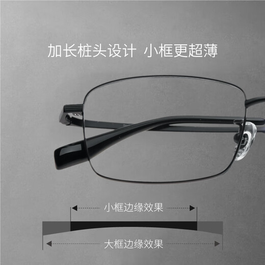 依视路（ESSILOR）依视路钻晶A4膜岩非球面镜片复古镜框近视眼镜可来架加工