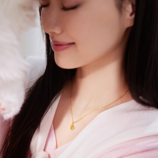 Lukfook Jewelry Gold Pendant Crushed Ice Cat Claw Pure Gold Pendant Not Included Necklace Single Piece Price Approximately 1.05g