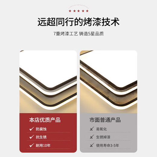 Opda Daqi Living Room Lamp 2025 New Modern Simple Home Super Bright Headlight Whole House Package Combination Zhongshan Lamps 110*70 Three Colors 2025 Hot Sale