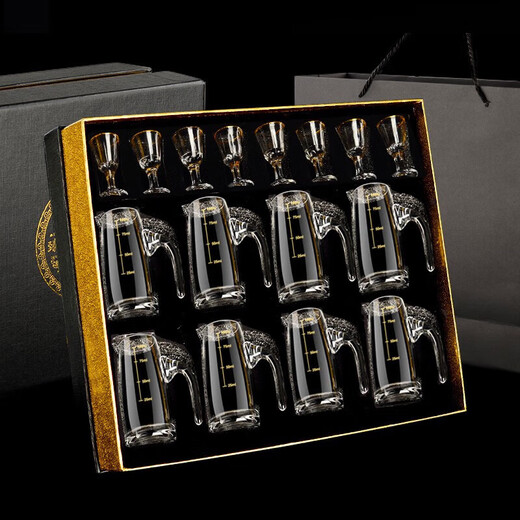 MARTIGUES high-end crystal glass tall small white wine glass, wine dispenser, 6-pack - Phnom Penh Mao T-cup 10ml