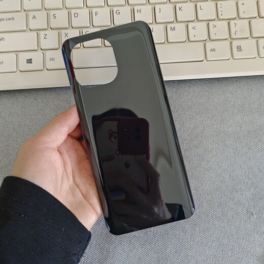 
Xiaomi (MI) is suitable for Xiaomi 11pro glass back cover Mi 11 replace original battery cover back case mobile phone back screen shell cover Applicable: Xiaomi 11pro back cover [black] + mirror frame + heat dissipation sticker