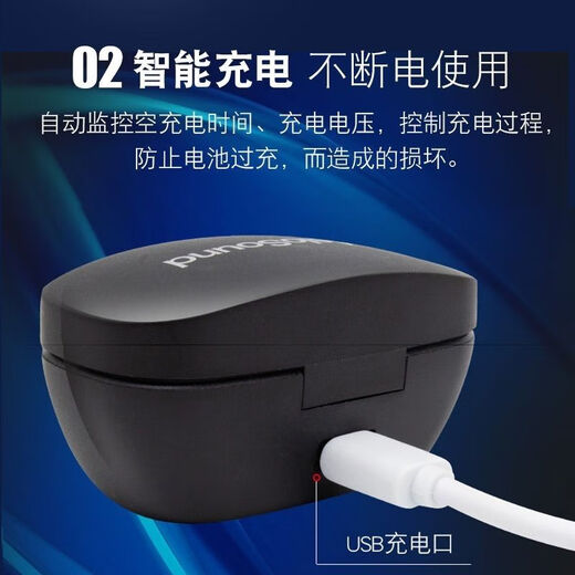 Xiwanbo Laoren Hörgeräte Batterie -Lade -Lade -Set A13 wiederaufladbare Batterie A675 Modell 1 Set 13 Ladegerät (einschließlich 2 Kapseln 13 Batterien)