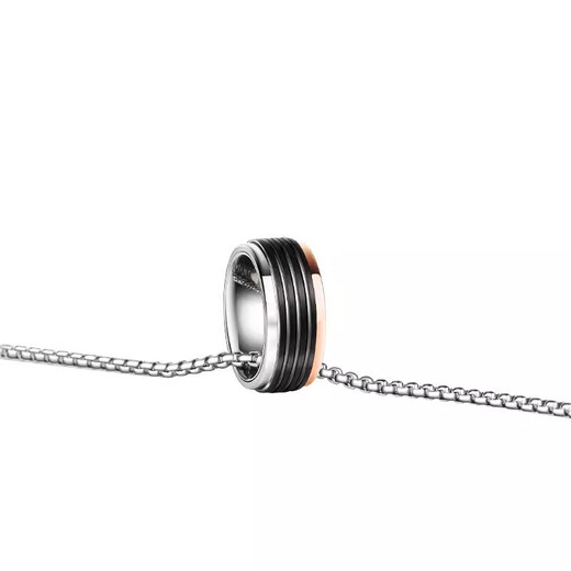 MZMZ platinum necklace men's pt950 platinum fashion pendant trendy hip-hop accessories Valentine's Day birthday gift light luxury necklace with a thousand turns and temperament