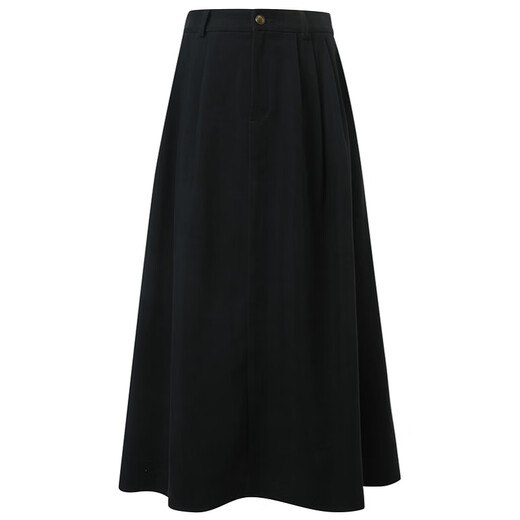 Sancai 2025 Spring New High Waisted Skirt Brushed A-Line Skirt Slimming Mid-Length Skirt Large Swing Umbrella Skirt for Women