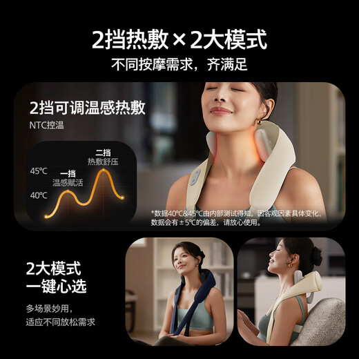 Philips (PHILIPS) neck massager shoulder, neck and cervical vertebra massager neck, waist, back and neck kneading trapezius muscle shawl 3204N blue practical holiday birthday gift