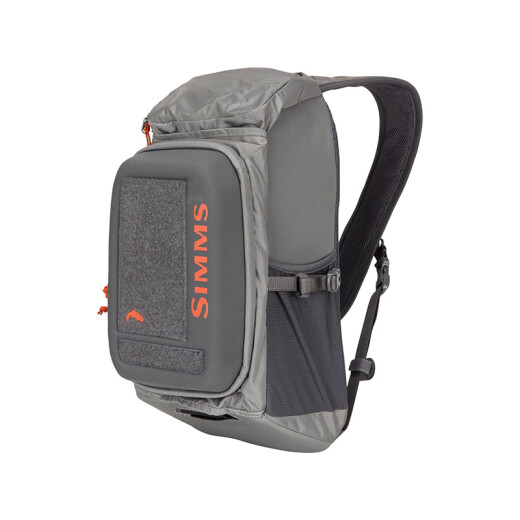 Simms Luya Bag de un solo hombro Crossbody impermeable Mochila pesca con mosca de pesca multifuncional Bolso de cintura Bolso 13549 Camuflaje de la cintura Verde