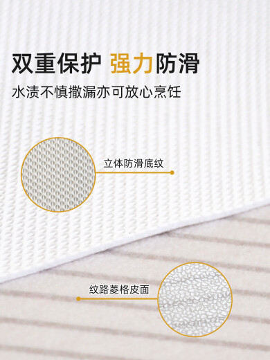 CLCEY厨房地垫防水防油大面积可裁剪厨房地垫2024新款全铺pvc防水地毯 15917清鸢 定制咨询客服50/㎡