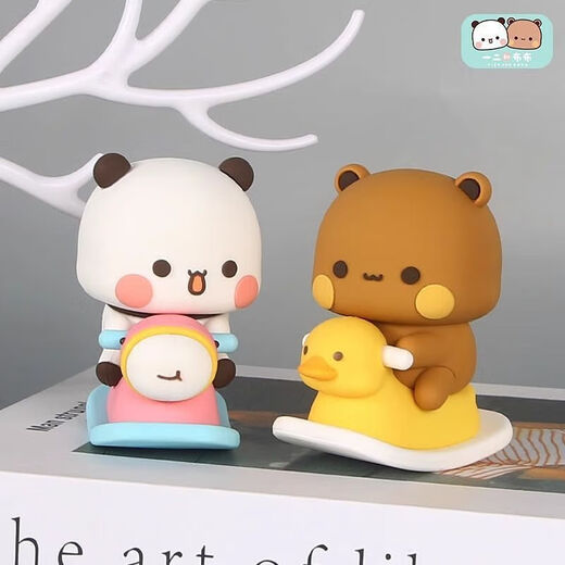 The new one or two cloth shakes the car center console swing in the car in the car in the car in the car of the lovely use couple doll tea style [cloth]