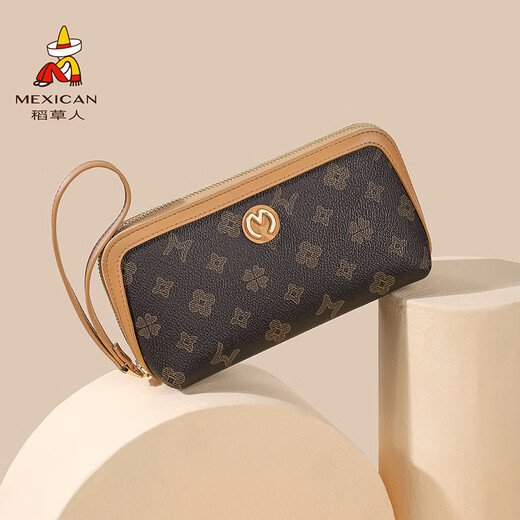 Scarecrow handbag for women fashion mobile phone bag for women wallet sense coin wallet small bag mother clutch brown