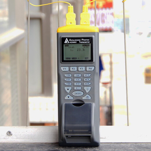AT Hengxin 9882 Thermocouple Thermometer Temperature Recorder Printing Dual KJTRSE Model AZ9892 One-year warranty
