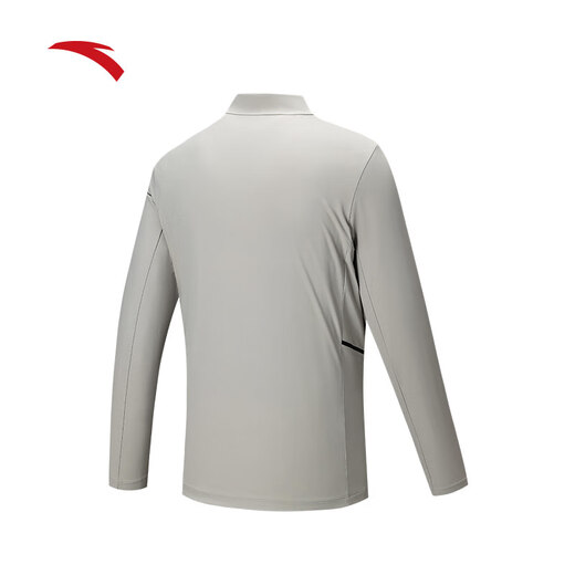 Anta standing collar knitted sports jacket for men's summer new ice silk stretch fitness running jacket 152527712