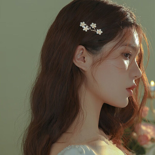 QUAMER hair accessories gift box set one week hair clip hair clip temperament bangs clip girl birthday gift fairy edge clip six-piece set