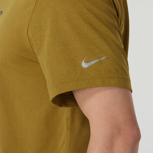 耐克（NIKE）男装 2025夏季新款运动T恤跑步健身训练短袖时尚潮流舒适透气半袖 HV4882-399 S