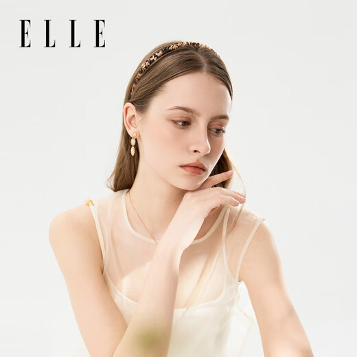 ELLE headband for girls spring and summer face wash headband hair accessories non-slip non-slip toothed high skull gift for girlfriend