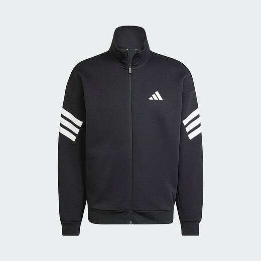 Adidas veste masculine 2025 printemps Nouveau sport tricot stand collier de haut veste masculine jd4885 jd4885 noir xl
